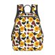 thumbnail image 1 of Disketp Cow Print Sunflower Mochila Ligera e Impermeable, Mochila de Día Resistente para Viajes, Senderismo y Uso Diario para Hombre y Mujer, 1 of 7