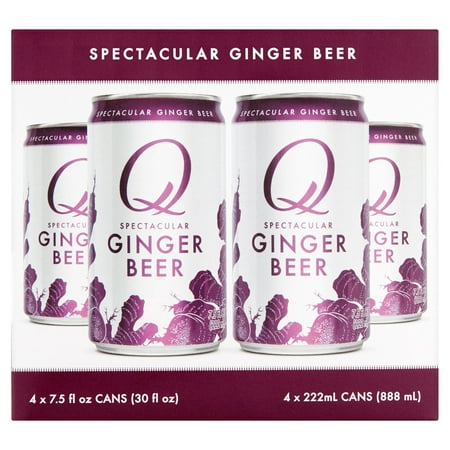 Q Tonic Ginger Beer 4Pk,30 Fo (Pack Of 6)