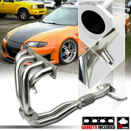 Mazda Mx6 Mirror Stainless Steel Exhaust Header Manifold for 93-97 Ford Probe/Mazda MX6 2.0 4Cyl 94 95 96 ()
