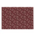 thumbnail image 1 of Eiffel Cutting Board, Romantic Valentines Day Eiffel Tower City of Love Doodle Style Heart Shapes, Decorative Tempered Glass Cutting and Serving Board, Large Size, Maroon White Tan, by Ambesonne, 1 of 1
