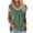 Green, variant on yillto Casual Blouses for Women Trendy V Neck Short Sleeve T-Shirts Summer Loose Solid Color T-Shirt