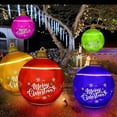 thumbnail image 5 of Ramiter Christmas Decorations 24 Inch Christmas Inflatable Balloon Ball Built In Battery Remote Control RGB Color, 5 of 5