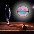 thumbnail image 4 of Luminous Basketball Official Size 7 Standard Ball Holographic Glowing Basket Ball for Training, Night Game, Indoor Outdoor, Children Adults Tire, 4 of 6