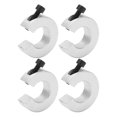thumbnail image 1 of Stop Collars, 4Pcs Aluminum Alloy M4 Screw Clamping Shaft Collar  For Equipment, 1 of 8