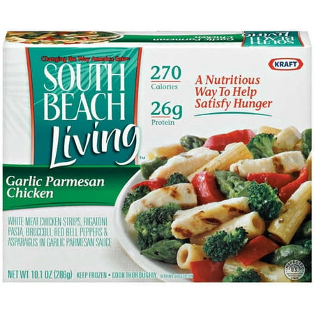 South Beach Living Frozen Entrees: Garlic Parmesan Chicken, 10.1 oz