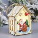 thumbnail image 2 of Yuarrent Casa de de Navidad, exquisito adorno de escritorio, lámpara de noche en forma de cabina, colgante luminoso en miniatura brillante Kits de decoración para fiestas Anciano Yuarrent HA068046-01B, 2 of 6