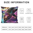 thumbnail image 5 of Orinice Galaxy Graphic Decorative Cotton Linen Throw Pillow Cover for Home Couch Living Room Bed Sofa Pillowcase with Zipper Closure 1PC 12x12in, 5 of 5