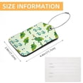 thumbnail image 5 of Luggage Tag, Travel Tags, Handbag Tag - Square PU Leather 2 Pack with Privacy Cover and Stainless Steel Ring - Suitable for Travel, Backpack, Handbag [Amazon Approved] Camouflage Arrow, 5 of 7