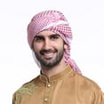 thumbnail image 2 of Foulard Arabe Moyen-Orient Musulman pour Hommes Rouge, 2 of 5