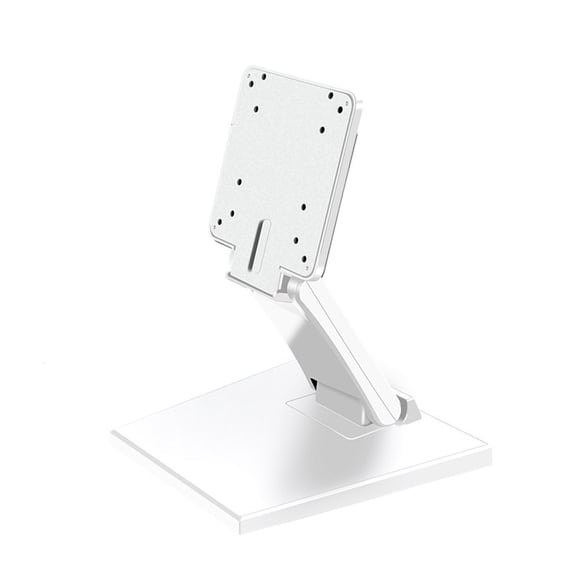 Youkk Support Support de Bureau Pliable PC LCD Plat Vertical Vertical Support Mural pour Ordinateur pour 17-24 Pouces Blanc