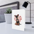 thumbnail image 5 of DistinctInk Greeting Card / Note Card - Valentine's Day Manchester Terrier Puppy - PACK of 10, 5 of 7