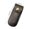thumbnail image 5 of Rvaymup Pocket Folding Knife Sheath Leathers Knife Holsters Bag for Cutting Tool, 5 of 6