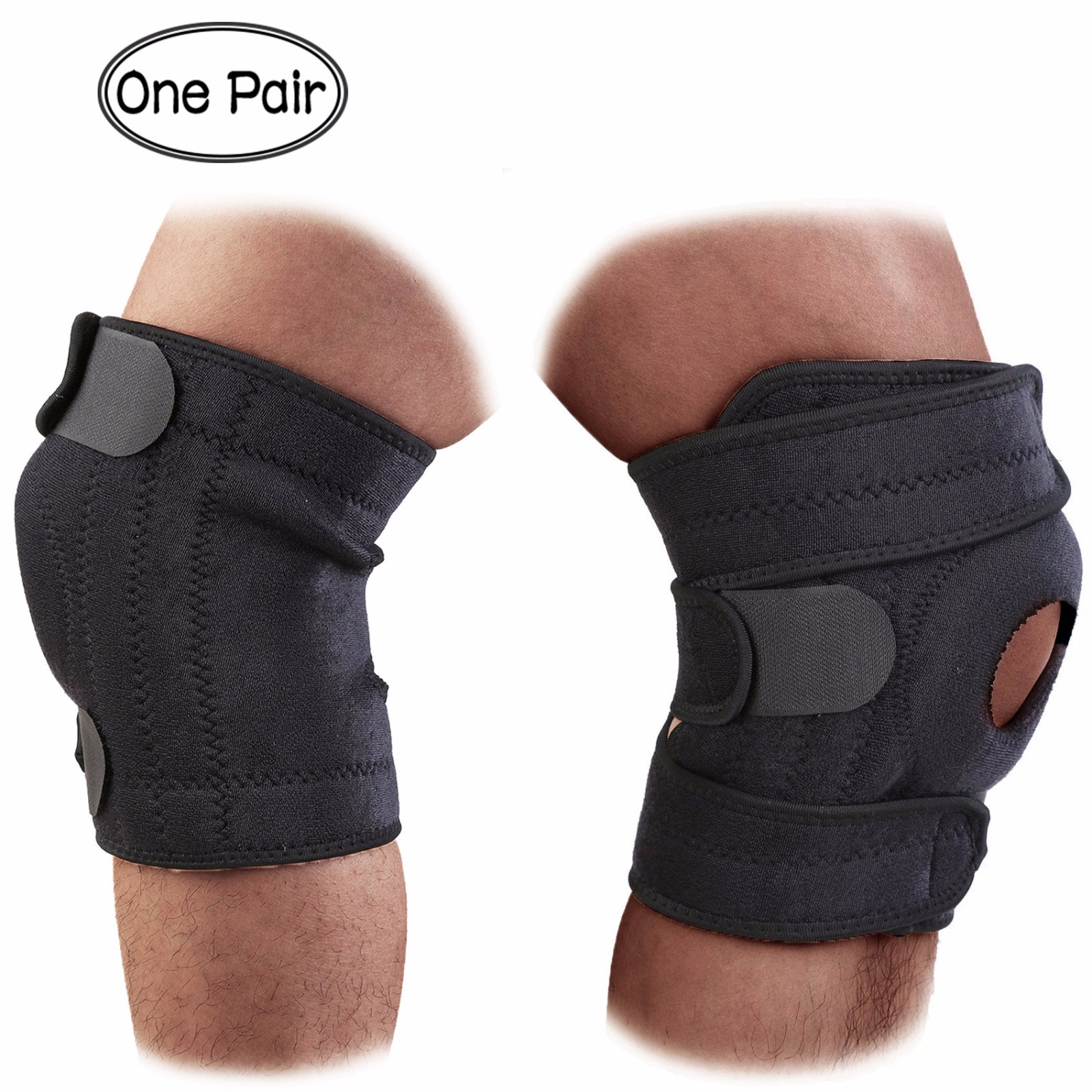 CFR 4 Springs Breathable Knee Support Nonslip Knee Brace Sleeve Wraps