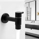 thumbnail image 5 of Black Stainless Steel Faucet, Mop Pool Faucet, Wall Mounted Cold Water Faucets, Retro Sink Faucet, Black Wall Mounted Faucet, for Balcony, Bathroom, K, 5 of 5