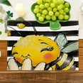 thumbnail image 2 of Buffalo Plaid Gnomes Honey Summer Placemats Set of 4, 12x18 Inch Seasonal Summer Table Mats for Party Kitchen Dining Decoration, 2 of 5