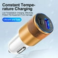thumbnail image 4 of Chargeur de Voiture USB-C PD 3,1 A, Conception en Acier Aluminium, Adaptateur d'Alimentation USB Portable pour Téléphones et Appareils, Charge Rapide, Chargeur Auto en Métal, Gestion de Voiture, Chargeur de Voiture, Adaptateur Dent pour Musique, Batterie de Voiture, 4 of 4
