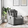 thumbnail image 1 of vidaXL Fauteuil Inclinable de Massage Tissu Gris Foncé, 1 of 5