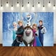 thumbnail image 4 of Fondo de foto de fiesta de Frozen, fondo colorido de dibujos animados, Anna, Elsa, Reina de la nieve, feliz cumpleaños, Baby Shower, 4 of 4
