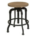 thumbnail image 1 of Beaumont Lane Metal and Wood Adjustable Bar Stool in Brown, 1 of 5