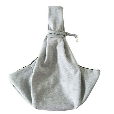Pet Carrier Bag for Cats and Dogs  Outdoor Travel Dog Shoulder Bag  Single Comfort Sling Handbag  Tote Pouch (GRAY)