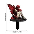 thumbnail image 3 of 2D Winged Acrylic Garden Planter with Ground Stake, 3 of 7