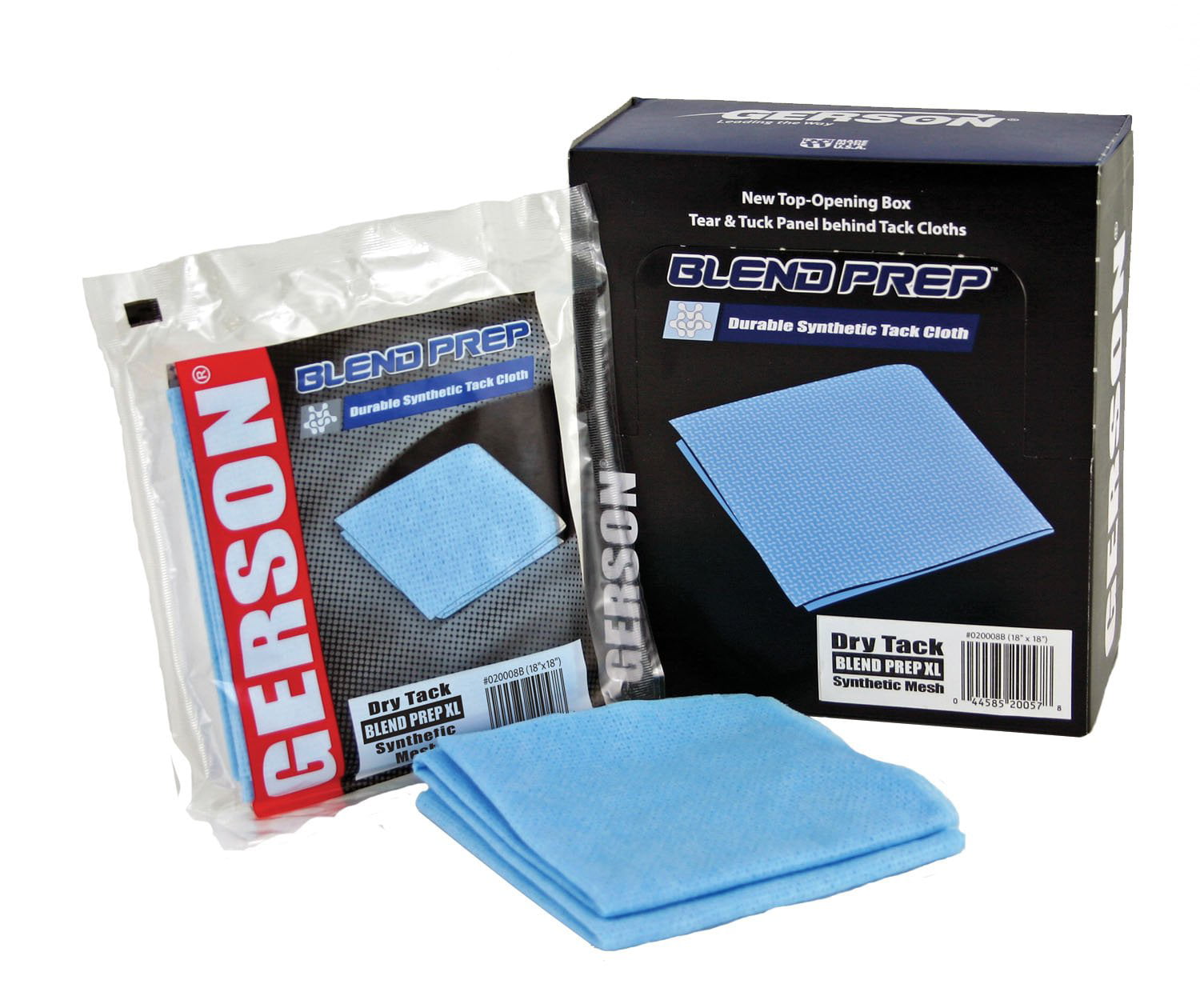 Gerson Blend Prep 020008B Blue XL 18 in. x 18 in. Tack Cloth (2 Pack/20  Cloths)