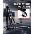 thumbnail image 3 of Folding Engine Hoist, Hydraulic Shop Crane with 6 Swivel Wheels & Adjustable Boom (0.5T-2T), Heavy-Duty Cherry Picker for Garage, Workshop, Truck, Farm, 3 of 6