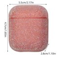 thumbnail image 2 of Estuche para auriculares con incrustaciones de diamantes de imitación con protector de auriculares inalámbricos Bluetooth con reemplazo de orificio de carga para Airpods 1/2 Inevent EL5532-01B, 2 of 6