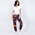 thumbnail image 4 of Women's Pajama Pants Soft Pj Pants Lounge Pajama Bottoms Cartoon Pumpkin Ghost Sleepwear Wide Leg Pants Puls Size Dance Bottoms, 4 of 6