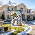 thumbnail image 5 of Christmas Garden Flag Double Sided Printed Festive Yard Banner Linen Outdoor Holiday Decoration for Patio, 5 of 6