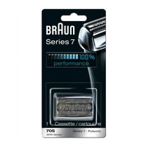 70S Electric Shaver Head Replacement Cassette Compatible With Braun Series 7 Electric Shaver,For 720cc, 730cc, 735s, 750cc, 760cc, 790cc, and 795cc,Silver
