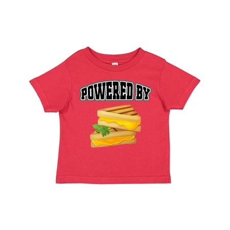 

Inktastic Powered by Grilled Cheese Gift Toddler Boy or Toddler Girl T-Shirt