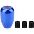 thumbnail image 1 of Perilla de cambio universal de 5 velocidades, perilla de cambio de 6 velocidades, perilla de cambio de aluminio, perilla de cambio tipo R con decoración manual (5 velocidades, azul), 1 of 5