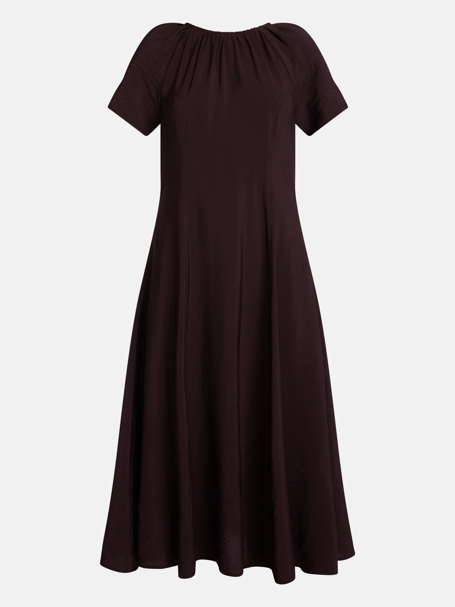 Scenario Women's and Women's Plus Puff Sleeve Seamed Dress, Sizes XS-4X