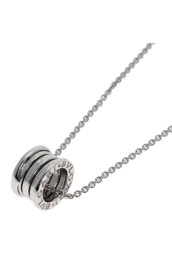 Pre-Owned BVLGARI B-zero1 Necklace, 18K White Gold, Women's