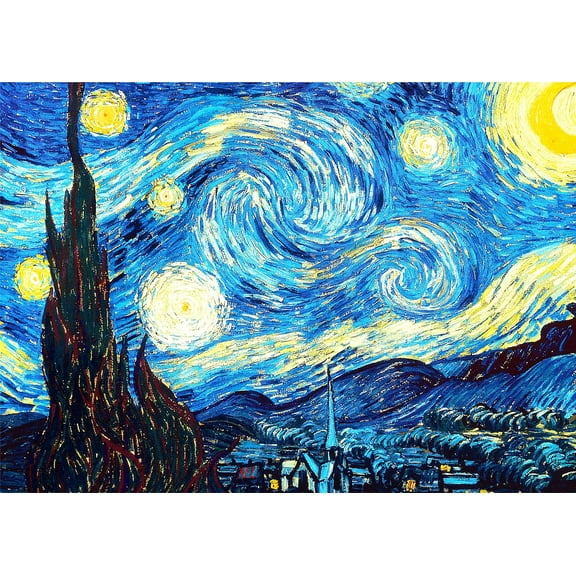 Brain Tree Games Starry Night Jigsaw Puzzles, Cardboard, 1000 Piece