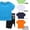 A, variant on Kids Blank Summer Outfits Unisex Soft Breathable Solid Color Crewneck Short Sleeve Pullover Tee and Active Shorts 2pc Pack