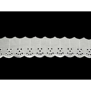 Lily 1-3/4 inches White Brown Black Venice Lace Trim Sewing Notions By Yard
