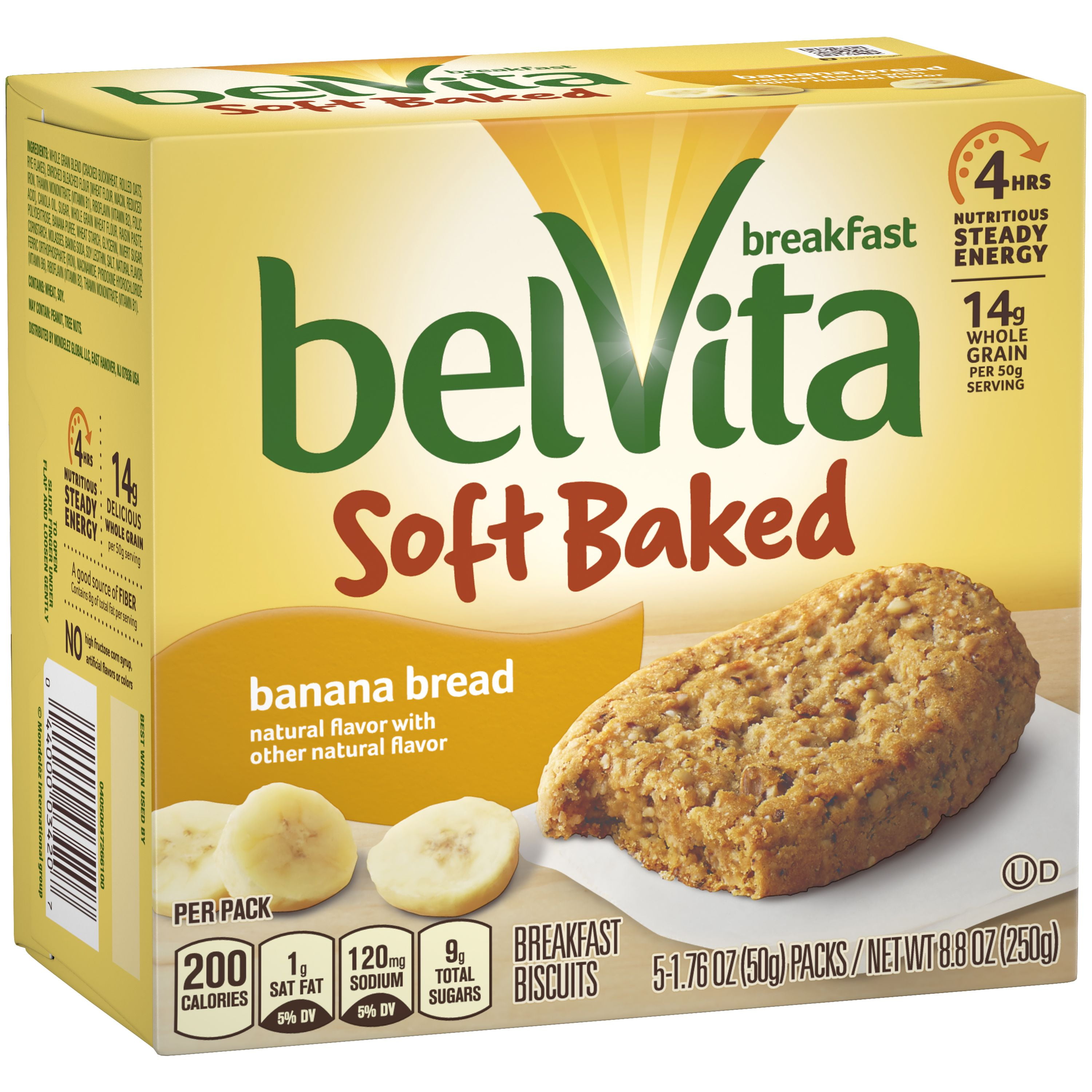 Belvita Soft Baked Banana Bread Breakfast Biscuits 5 Packs 1