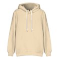 thumbnail image 2 of Rggeeun Mens Hoodies Pullover Men's Fall Winter Casual Solid Color Hooded Sweatshirt Sweatshirt Pullover Tops Long Sleeve Hoodies Classic, 2 of 5
