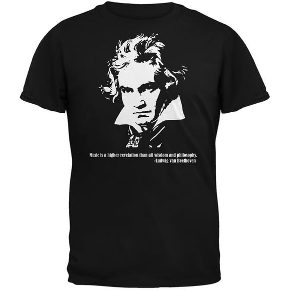 Beethoven Black Youth T-Shirt - Youth Medium