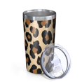 thumbnail image 2 of Classic Leopard Print 10oz Tumblers Stainless Steel Tumbler with Lid and Straw,Vacuum Insulated Double Wall Travel Tumbler Cups with Cleaning Brush for Coffee, Tea, 2 of 4