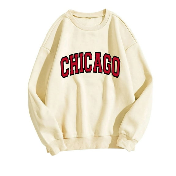 Graphic Sweatshirts For Women Crewneck Soft Womens Oversized Sweatshirt Relaxed Athletic Lightweight Womens Pullover Sweaters Deals Of The Week Clearance