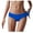 Blue, variant on BYHONG Women's Sexy Non-Trace Ice Silk Breathable Midwaist Solid Color Underwear Sexy Underwear Blue M