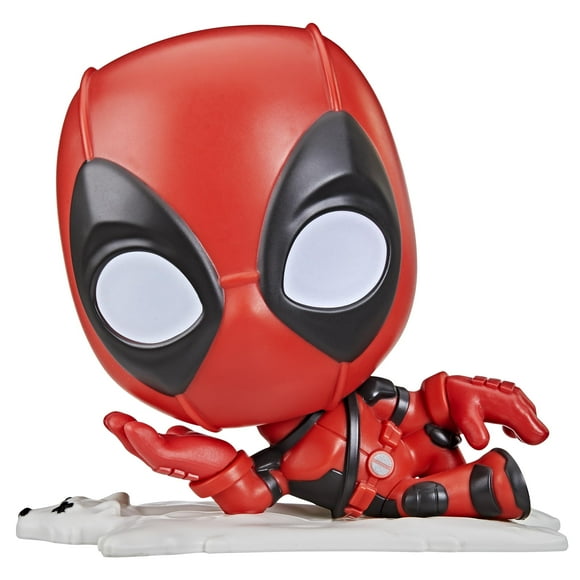 Juguete parlante Marvel Motormouth Deadpool de 15 cm con luces para niños
