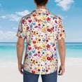 thumbnail image 5 of Haiem Cute Butterfly Flowers Printed Hawaiian Shirt for Men - Men’s Casual Beach Summer Shirts - Stretch Fabric with Modern Fit-X-Large, 5 of 7