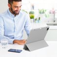 thumbnail image 7 of Soft TPU Tri-Fold Flip Cover for iPad Air 13" M2/M3/M4 / iPad Pro 12.9" 4/5/6 Gen, Slim Smart Case with Apple Pencil Slot Auto Sleep Wake, Gray, 7 of 7