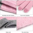thumbnail image 3 of TAGVO Women Gloves Winter Touch Screen Knitted Warm Gloves，Elastic Warm Fleece Anti-slip Working Running Gloves for women, Winter Gloves for Skiing Cycling Hiking Driving Outdoor Sports, Black, 3 of 7