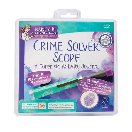 Educational Insights Nancy B's Science Club Crime Solver Scope & Forensic Activity