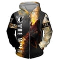 thumbnail image 4 of Nueva sudadera con cremallera de lobo con estampado 3D, sudadera con cremallera de gran tamaño para hombre, sudadera informal de calle, ropa de otoño e invierno para hombre, 4 of 4
